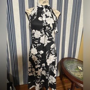 Halter neck floral dress
